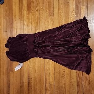 Nanette Lepore maroon sleeveless cocktail dress, size 2, new with tags!